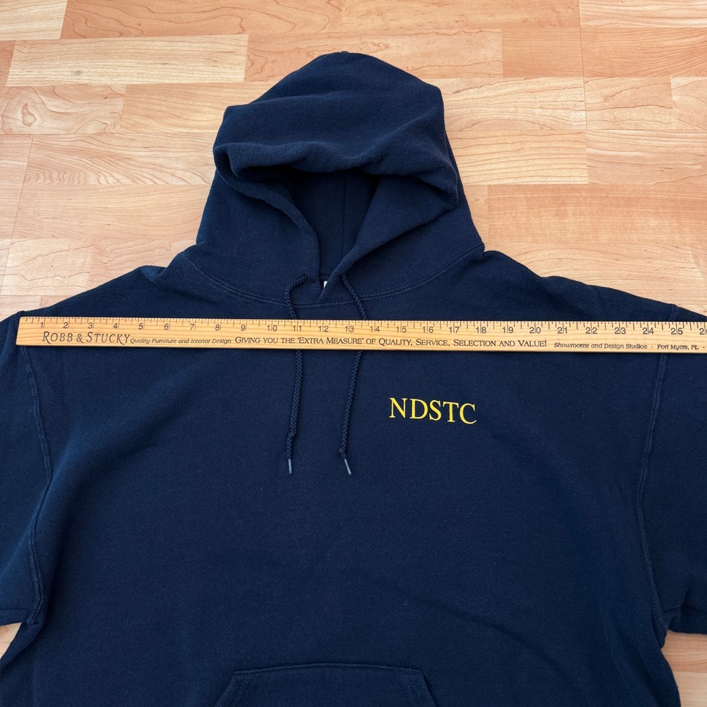 Soffe Mens Navy Blue NDSTC Naval Diving and Salvage Training Center Hoodie Large - Picture 7 of 8